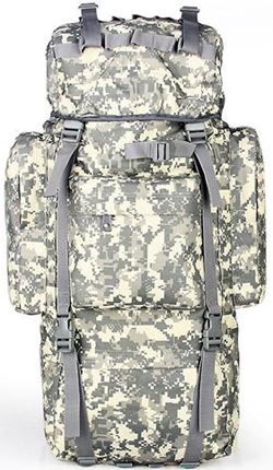  65L Molle Military Hiking Camping 703020cm 65L AS-BS0008ACU