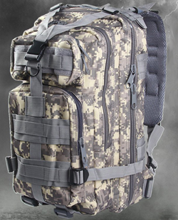  30L US Army 3P Best Military Combat Backpack (600D) A-Tacs AU  WS20085AU