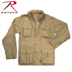  SAGE LIGHTWEIGHT VINTAGE M-65 KHAKI  ROTHCO 8741