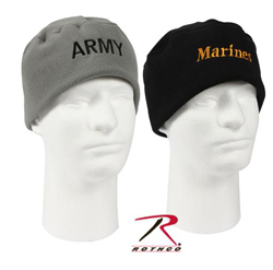  EMBROIDERED POLAR FLEECE WATCH CAP FOLIAGE ARMY  ROTHCO 8462