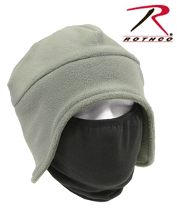  CONVERTIBLE FLEECE POLYESTER FACE MASK - FOLIAGE   ROTHCO 8944
