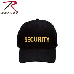  ROTHCO LOW PROFILE -BLK / SECURITY - GOLD   ROTHCO 9284