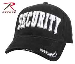  DELUXE LOW PROFILE ''SECURITY'' BLACK  ROTHCO 9382