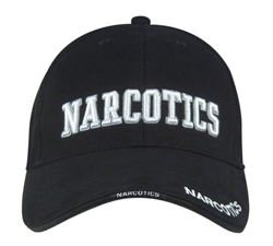  DELUXE LOW PROFILE BLACK - NARCOTICS  ROTHCO 9399