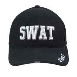  DELUXE LOW PROFILE SWAT BLACK  ROTHCO 9722