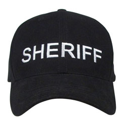  LOW PROFILE BLACK ''SHERIFF''   ROTHCO 9882
