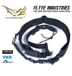   HYBRID Single/Double Point Sling (Black)  FLYYE FY-SL-S007-BK