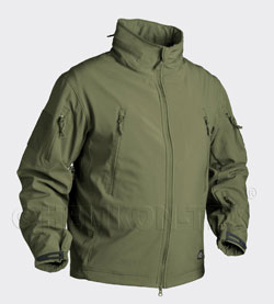   GUNFIGHTER SOFT SHELL WINDBLOCKER- OLIVE GREEN   HELIKON-TEX KU-GUN-FM-02