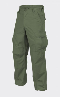  BDU - PolyCotton Ripstop - Olive Green  HELIKON-TEX SP-BDU-PR-02