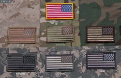     US Flag Reversed  MSM patch-00051-deset