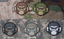     Monkey Head PVC  MSM patch-00113-desert